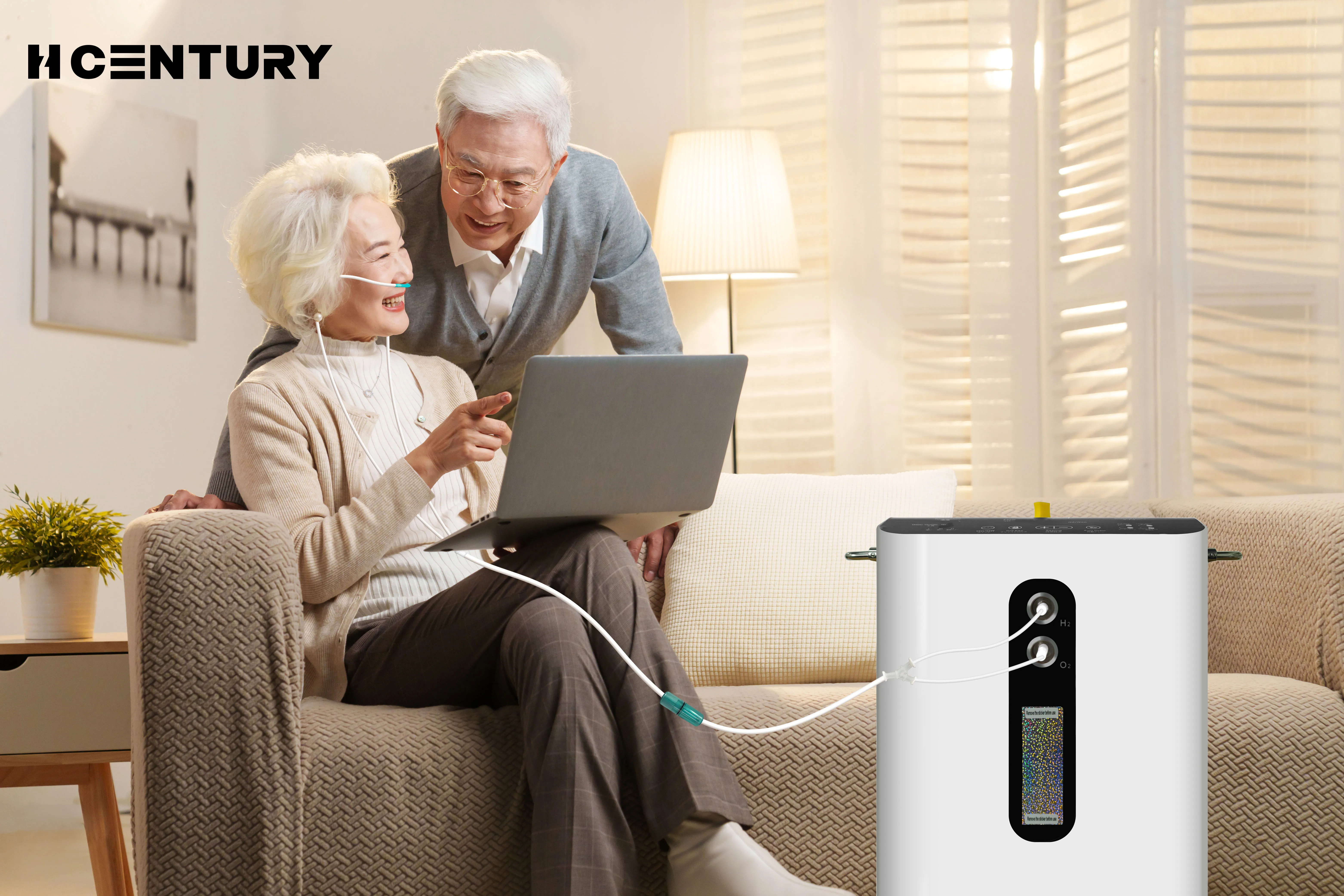 Portable 600ml/min Hydrogen Gas Inhaler Water Electrolysis Machine