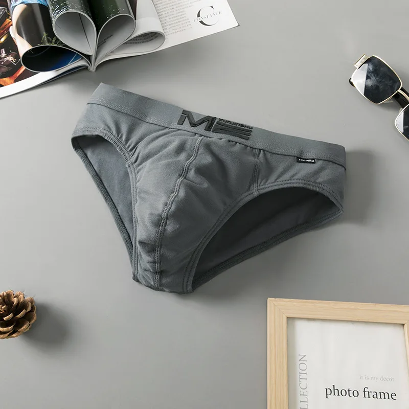 Custom Brand Men Underwear Briefs Cotton Boxers For Men Breathable ...