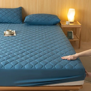 Waterproof Mattress Protector Quilted Fitted Sheet Fabric Bed Bug Protector