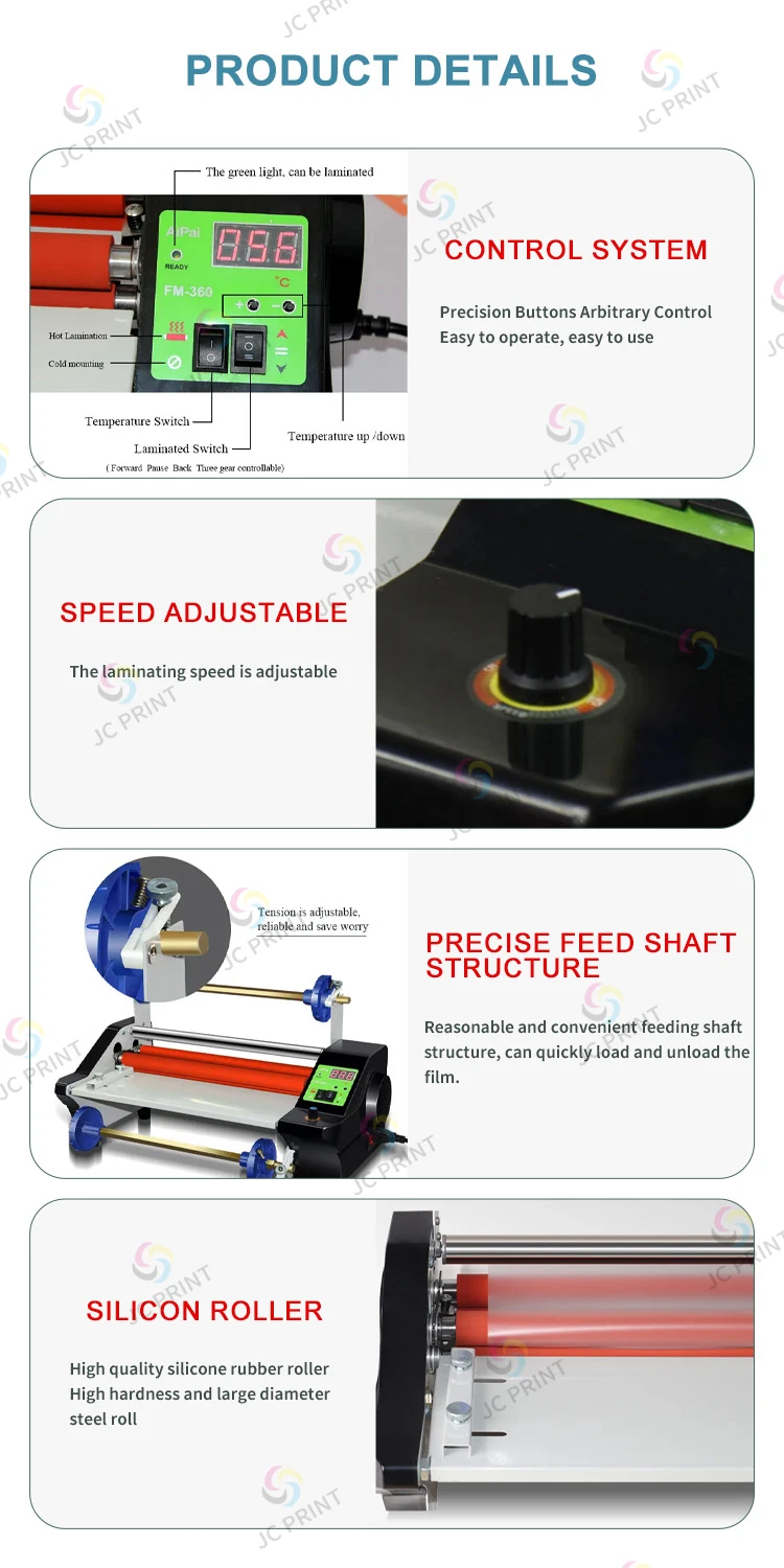 Automatic A3 A3+ Laminator Uv Dtf Printing Crystal Label Ab Film