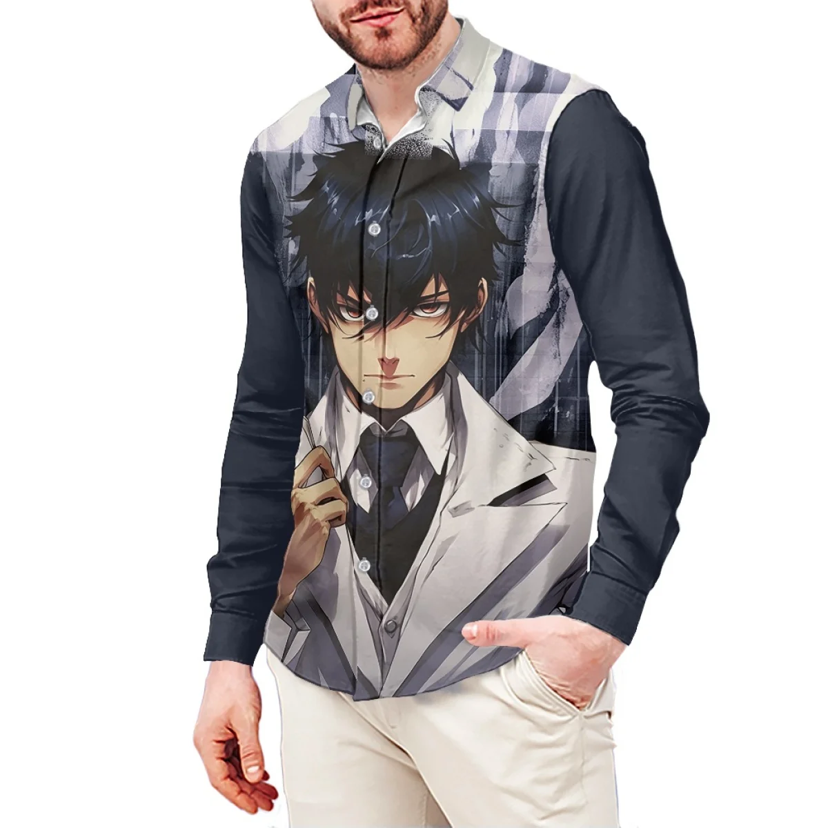 anime dress shirts Anime Button Up Shirts Geek Tropical