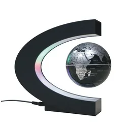 Magnetic Levitating Rotating Globe With Led Floating Bottle Display ...