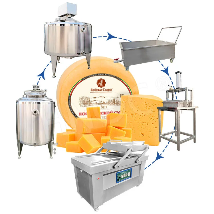 Cottage Cheese Maker Processing Production Line Machine to Make Mozzarella Cheese Sticks Automatic
