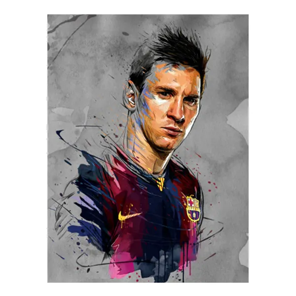 Yofukashi no Uta' Poster, picture, metal print, paint by lionel messi art