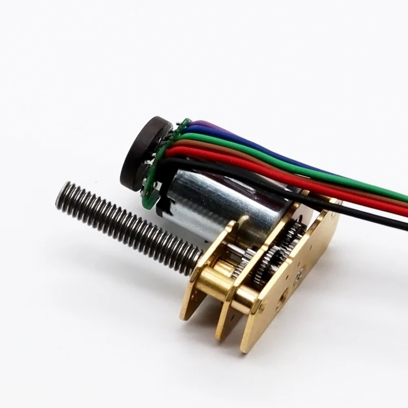 Xianglaa N20 DC Getriebemotor Mit Encoder | 6V 750RPM Mit D-Wellen-Gummireifen