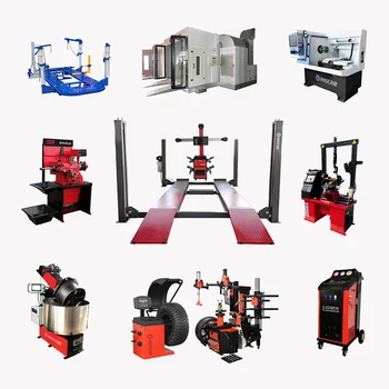 Automotive maintenance equipment Car lift Tire changer Wheel alignment balancing machine Spray booth Rims repair equipment