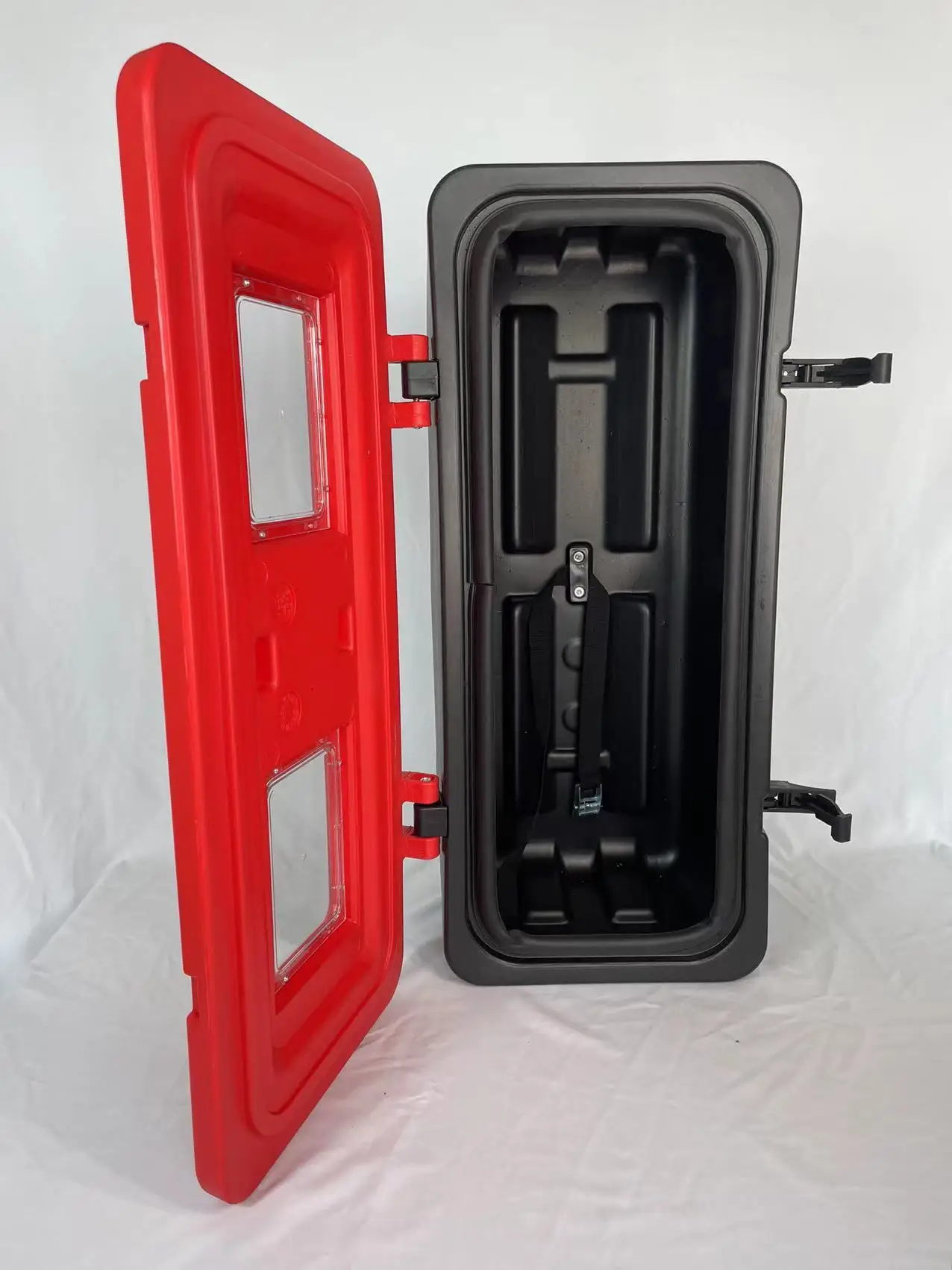 ANSU 1kg-12kg Stainless Steel & Plastic Fire Extinguisher Cabinet with PVC/Glassball Material for Airport Fire Protection