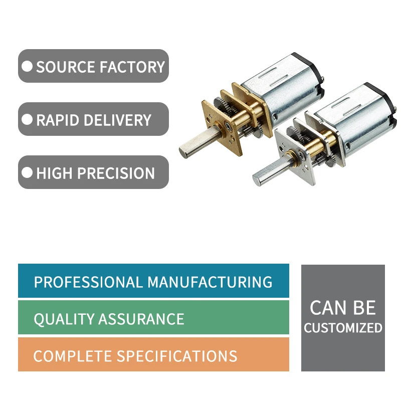 5v N20 Dc Geared Motor Encoder Used in Robots