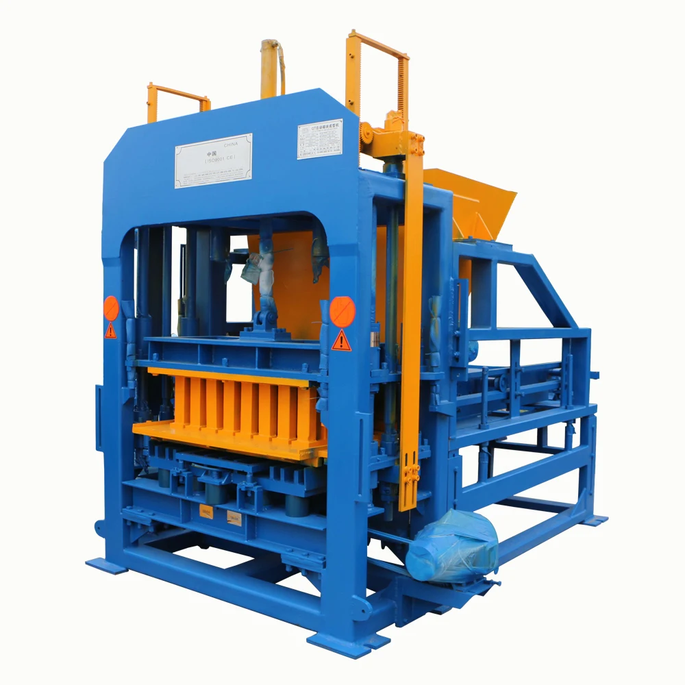 Automatic Fly Ash Cement Concrete Block Brick Machine in Africa