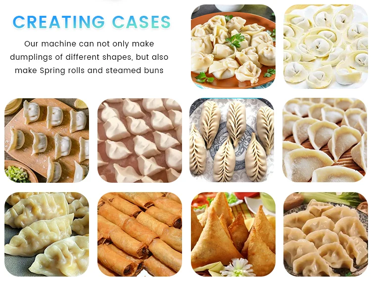 8000 Stück/h Kommerzielle Teigtaschenmaschine zum Guten Preis für Tortellini, Samosa, Pelmeni, Ravioli, Frühlingsrollen und Große Empanadas – Detail 5