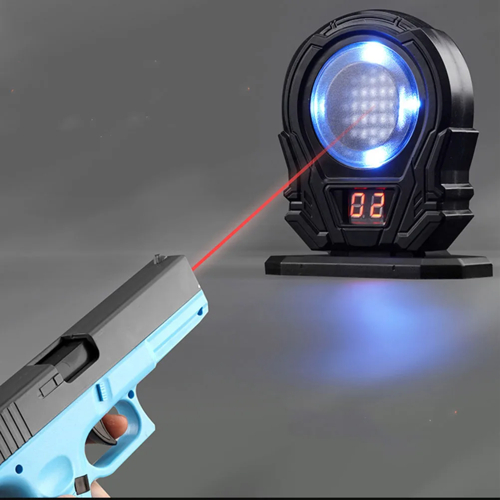 Shooting Training Electric Laser Gun with Sound Effect Target Practice Target Infrared Laser Induction Electronic Scoring Target