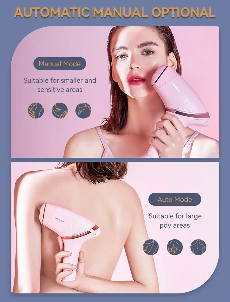 Notime Best Effective Safe and Fast Laser Ipl Hair Removal Permanent Skin Rejuvenation IPL Laser Hair Removal