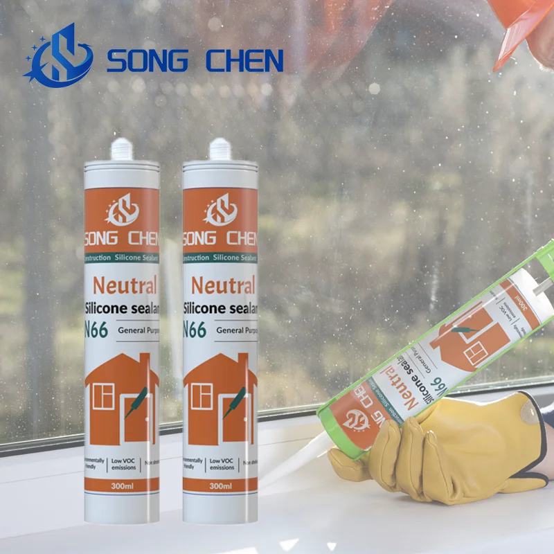 SONGCHEN N66 Premium Neutral Waterproof Structural Silicone Sealant German Quality for Construction Use