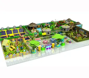 Custom Size Indoor Trampoline Park with PVC & Plastic Play Ball Pool Certified by TUV for Kids