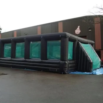 Giant Outdoor Football Sports Game Human Football Arena Inflatable Football Court For Adults