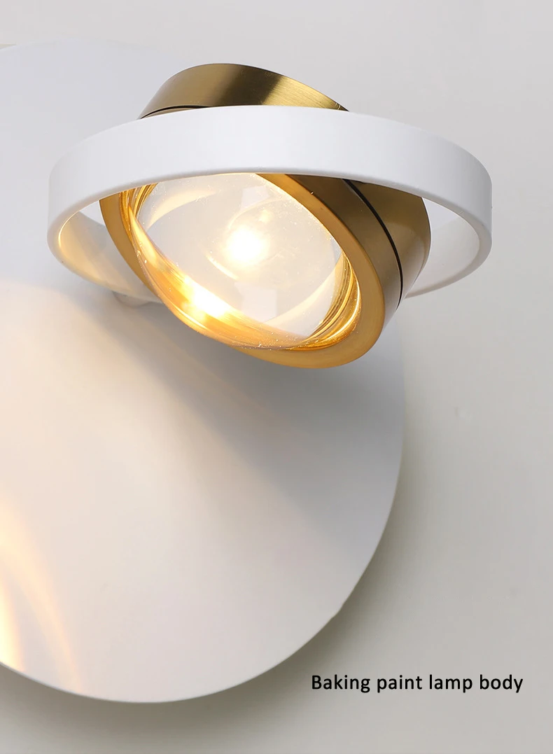 Cream Wind Wall Lamp Scandinavian Bedroom Bedside Lamp Hallway Aisle Wall Light Full Spectrum Eye Protection Wall Sconce
