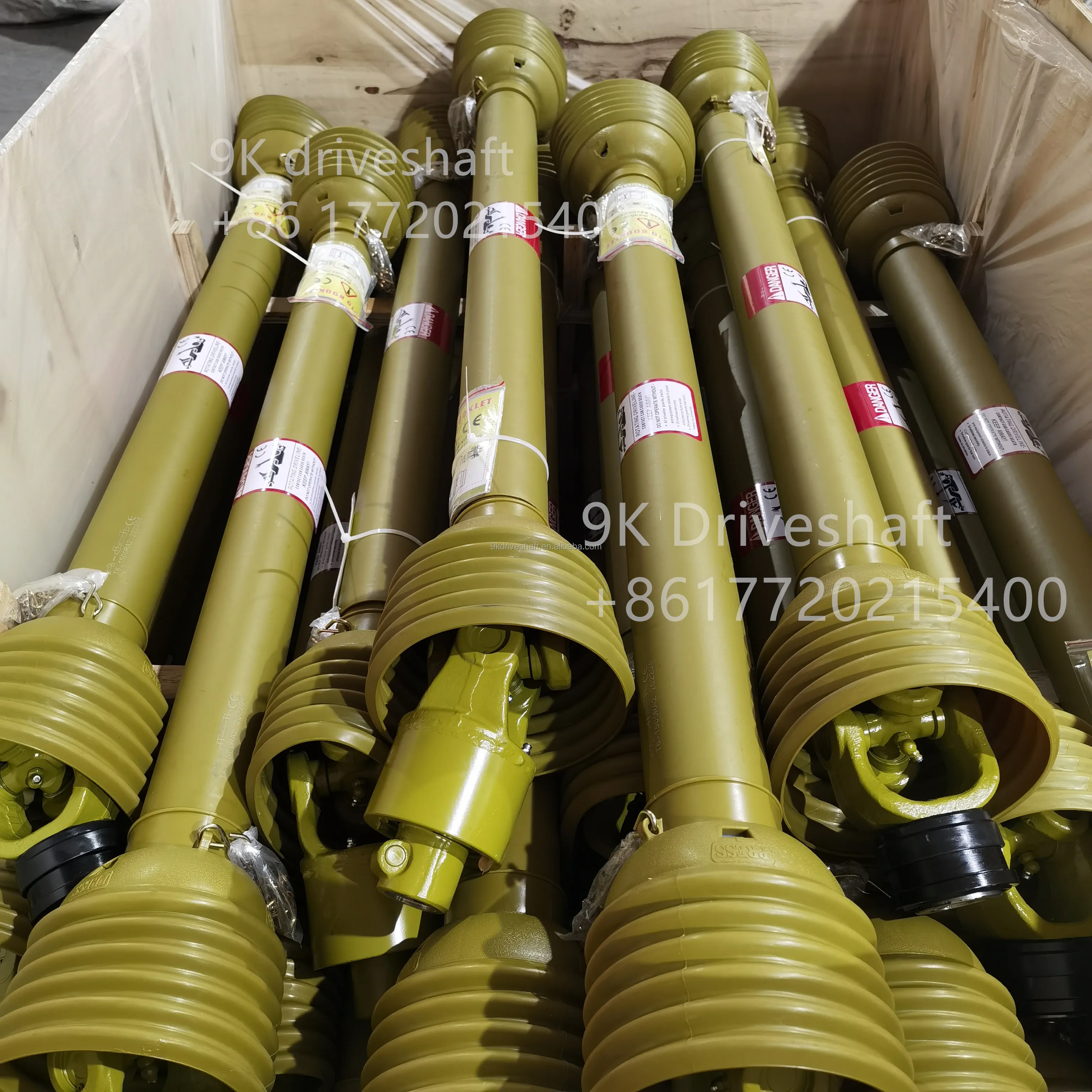 Rotavator Spare Parts - T6 Triangular Tube 1500mm PTO Shaft for