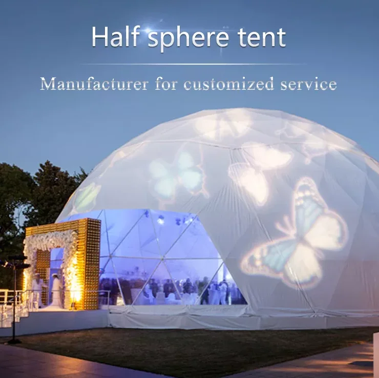 9m Dome Desert Tent Transparent Camping Marquee Tent Prices Clear Plastic Geodesic Dome Small Tent in Sale With Good Price