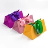 Wide bottom paper bag