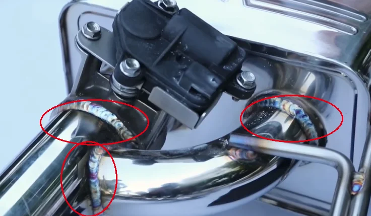 Hot Racing car Catback muffler tips Exhaust System  a4 B9 For Audi a4 b8