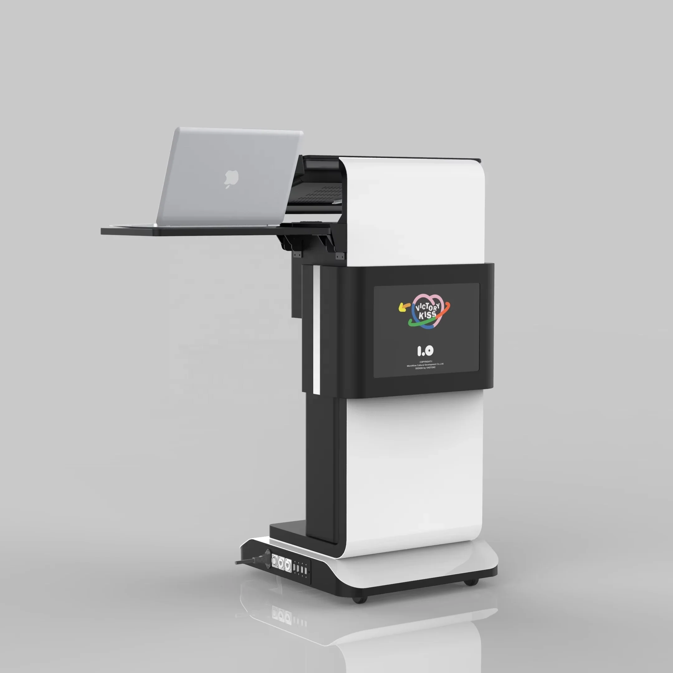 Smart Digital Podium Lectern for Speech Conferences LED Signage Auditorium Equipment for Lecture Halls