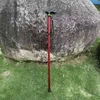 Bastones de senderismo rojos
