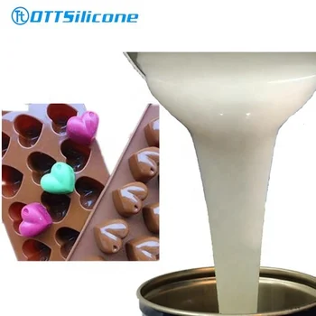Liquid RTV-2 1A:1B Silicone for Food Grade Cake/Chocolate/Candy/Cookie/Soft Sweets mold making