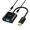 อะแดปเตอร์ HDMI เป็น VGA สีขาว (ไม่มีเสียง)