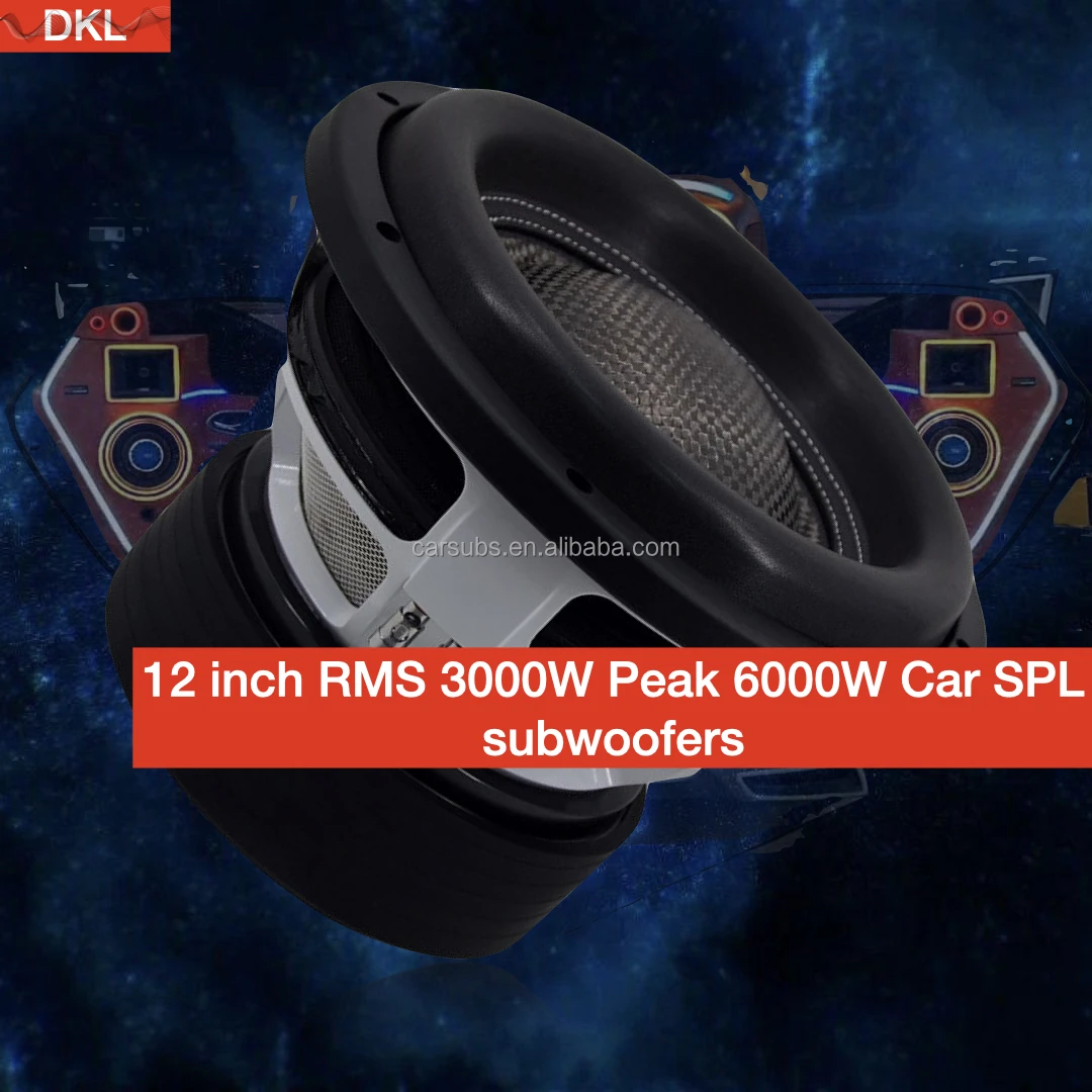 Car Stereo Subwoofer Speaker 12 Inch Competition Sub Rms 3000w Strong