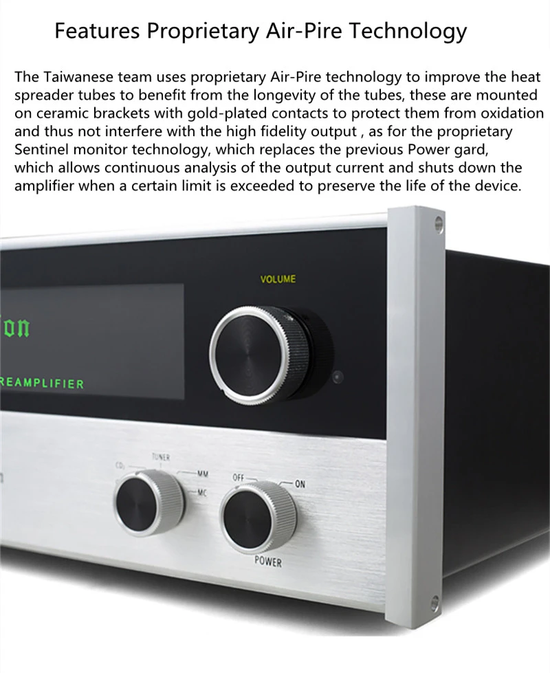 Clone Mcintosh C22 Hifi Tube Preamp Mm/mc Singing Amplifier 12at7 Tube