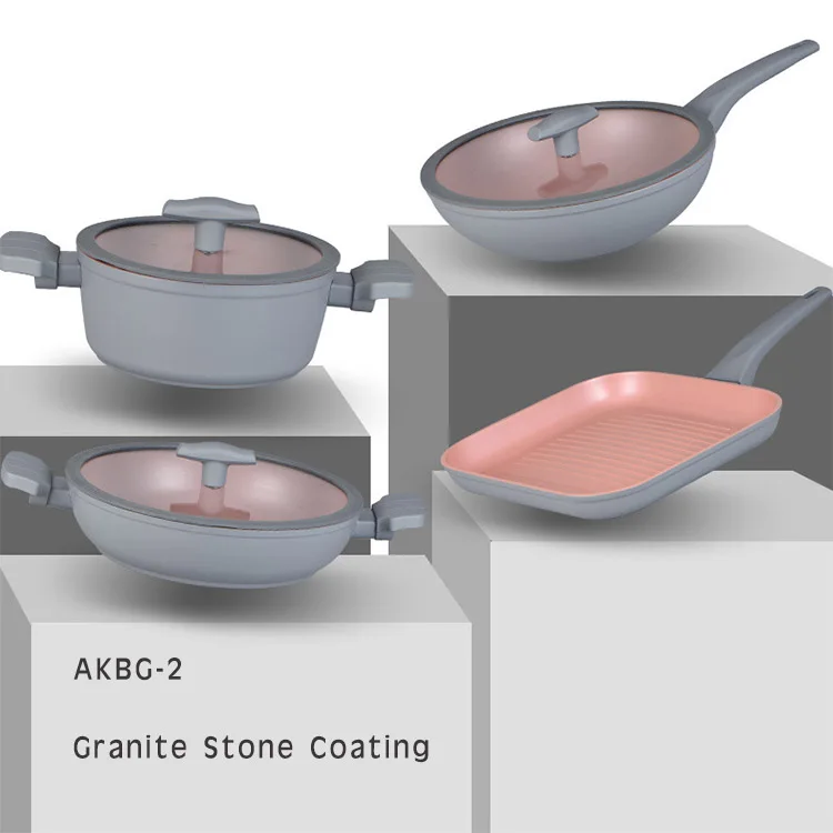 Granite Cooking Pots Sets Nonstick Cookware Kitchen Pots And Pans Sets