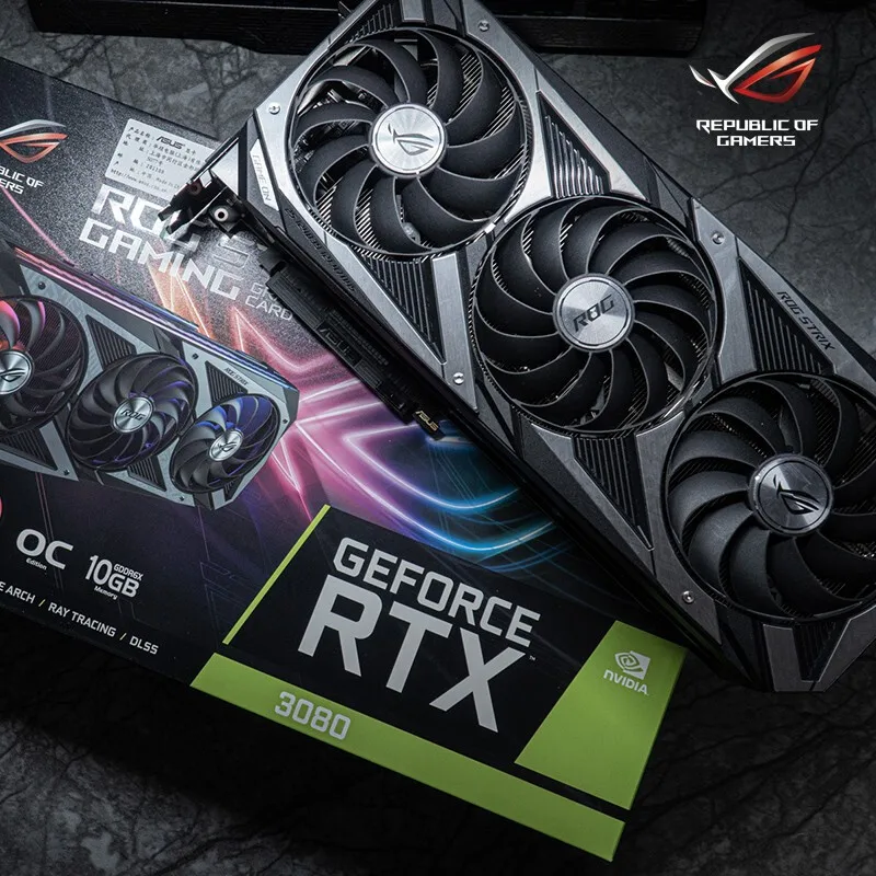 Asus Rog-strix-rtx3080-o10g-gaming Graphics Card With Axial-tech Fan Design  Support Gddr6x Memory Rtx 3080 Gpu - Buy Asus 3080 Video Card,3080 10g