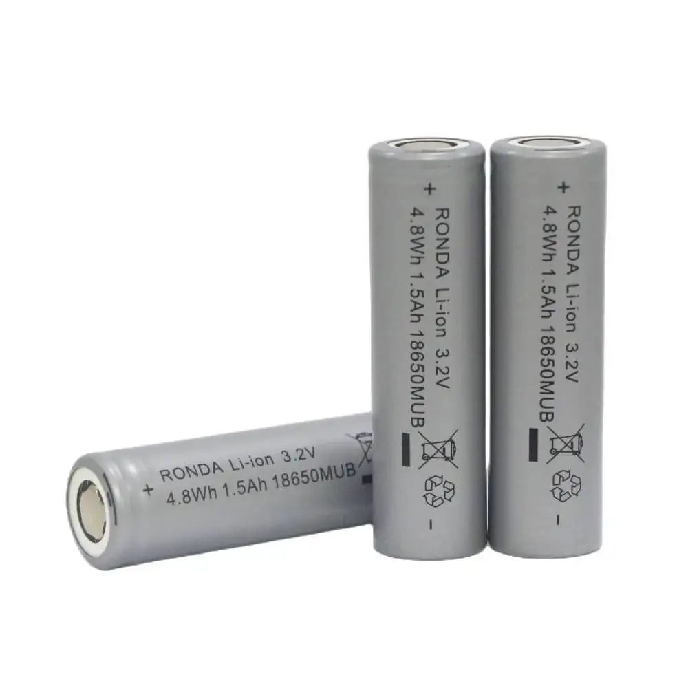 18650 Lifepo4 Cylindrical Cell 600mah 3.2v Lithium Rechargeable Battery ...