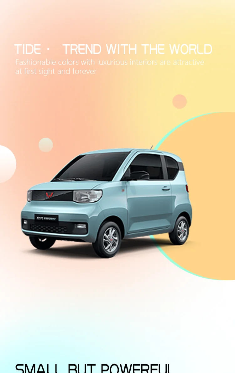 Chinese New Electric Car Cheap Wuline Mini Electric Car Wuling Mini Ev