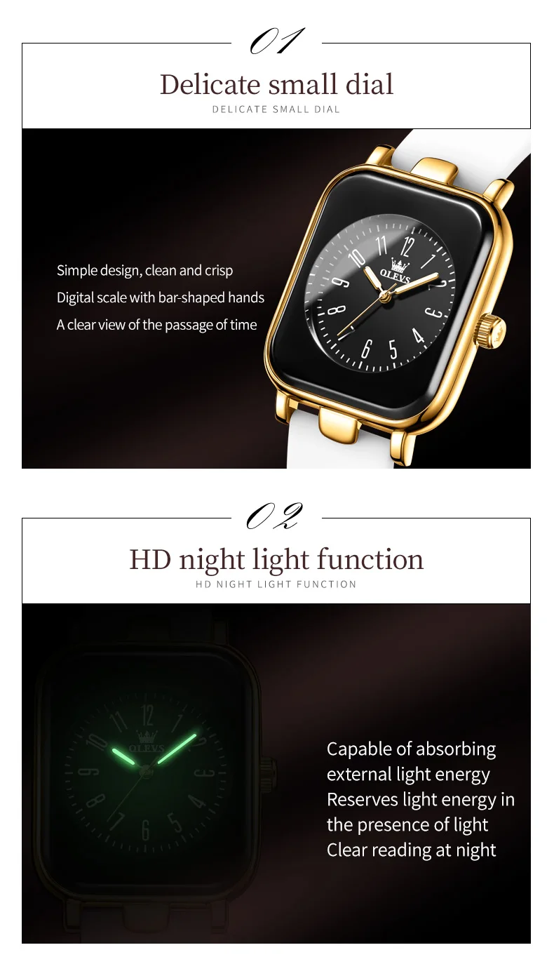 OLEVS 9961 Fashion Business Women Quartz Watch Black Gold Reloj Casual Luxury Ladies Watch Clock Lady Wristwatch for Female Gift