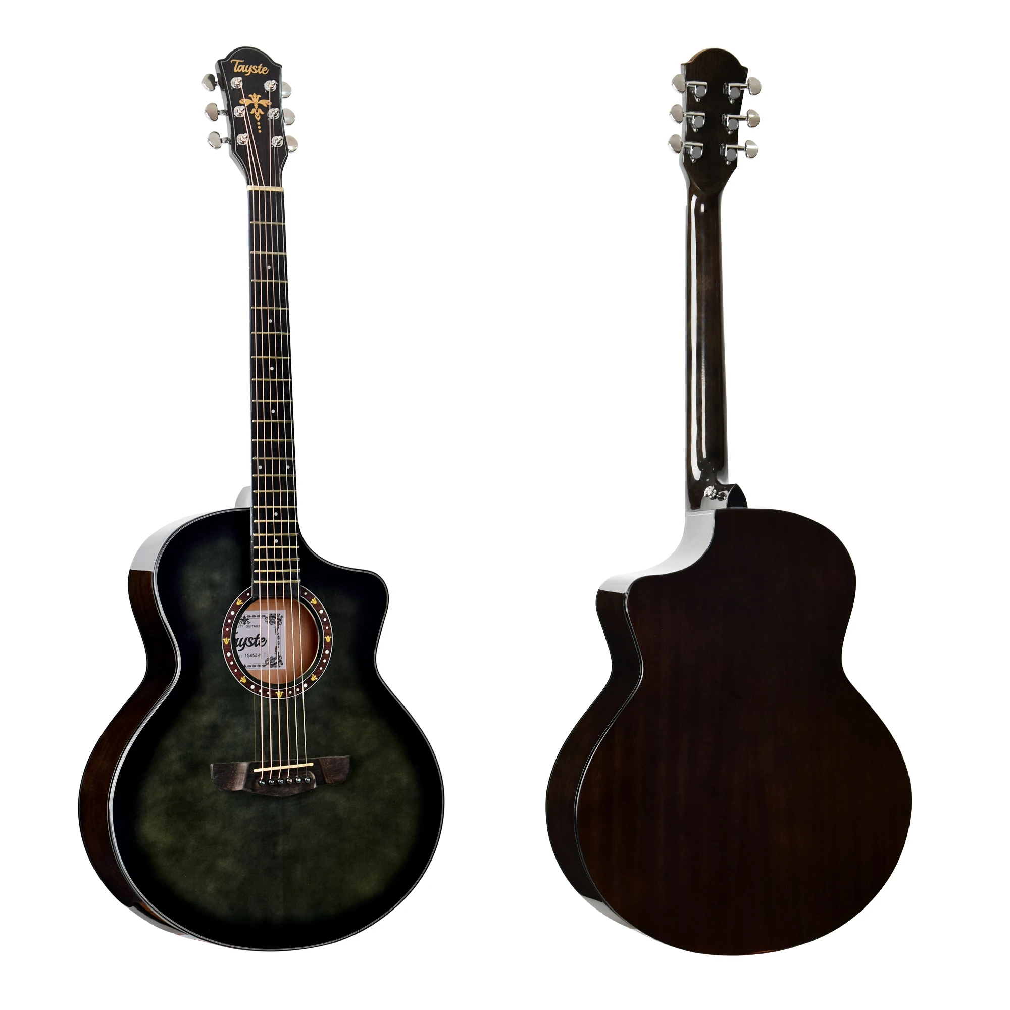 Tayste Acoustic Guitar - High Gloss Black 40
