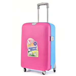 Wholesale Cheap Waterproof Suitcase Traveling 19 22 Inch PP Luggage Trolley Large Capacity Spinner Wheeled Luggage