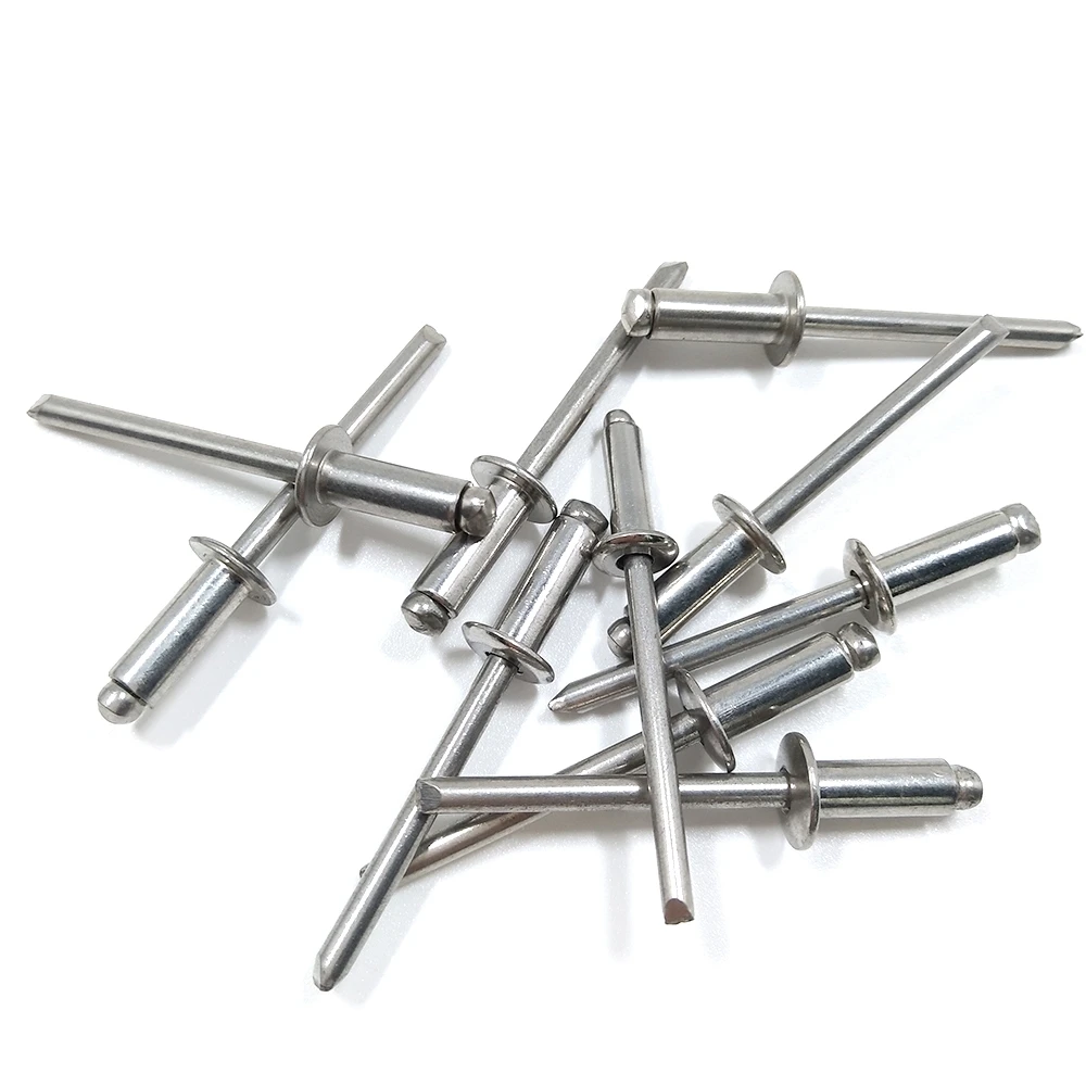 100 Rivetti Ciechi In Acciaio Inox 304 - #6-8, 3/16 X 1/2 Pollice - BCP Fasteners