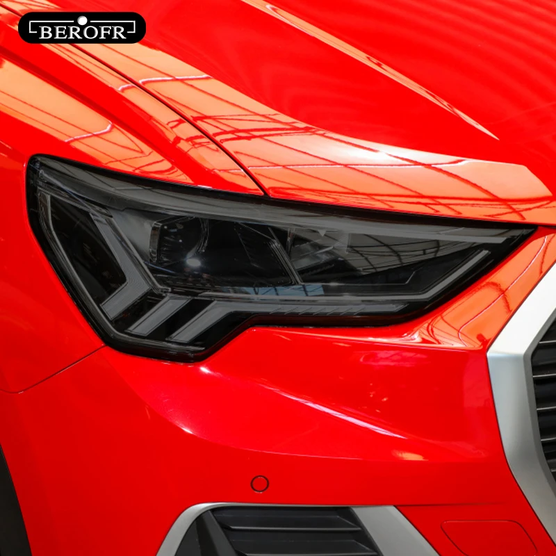Audi Q3 F3 RSQ3 Sportback Car Headlight Tint Smoke Black