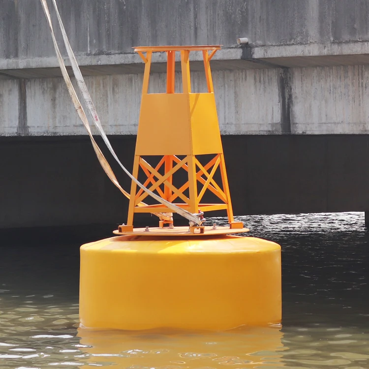Short Lead Time Marine Equipment Floating Marker Buoy Warning Light Buoy Plastic Buoy Marker with Light for Sale