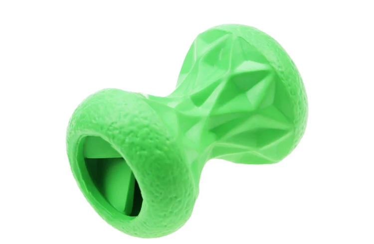 Durable Indestructible Eco-Friendly Rubber Hourglass Chew Toy Interactive Fod Pet Toys for Dogs Leaky Feature
