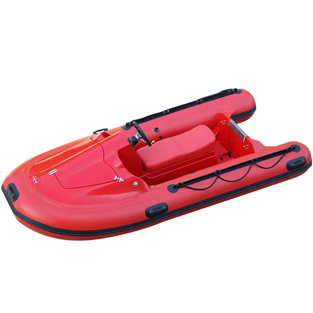 2024 New Design High Speed Jetski Boat 2 Person PVC/Hypalon Inflatable Mini Pontoon Jet Ski RIB-350 Boat with CE