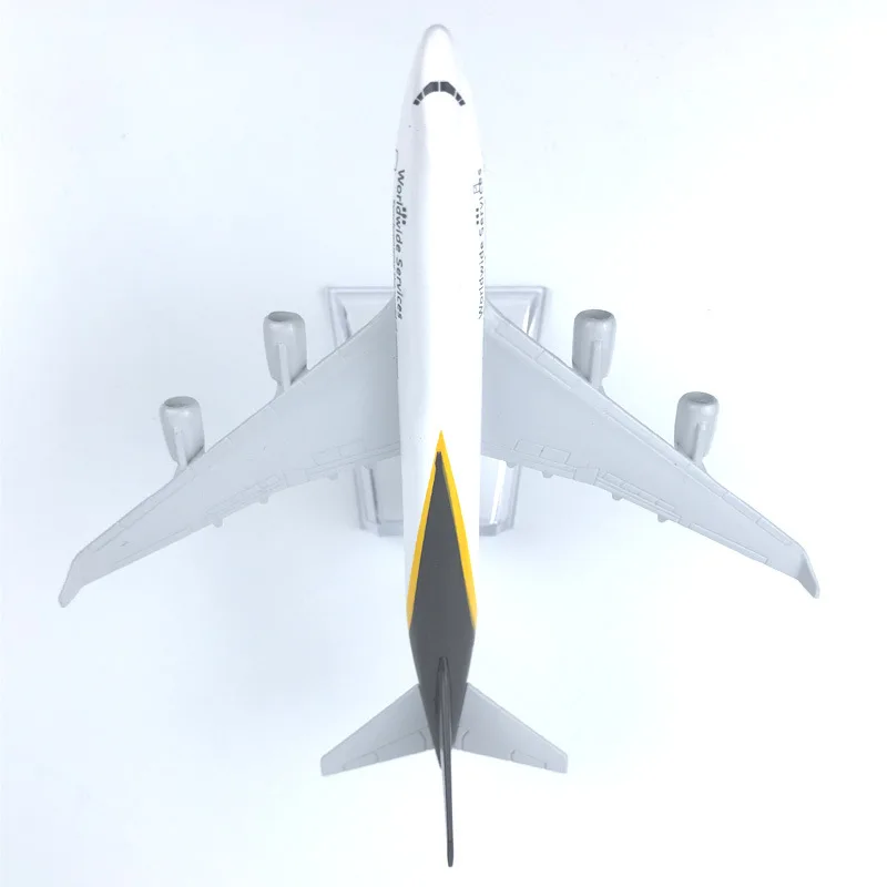 16CM Airplane Model UPS Cargo Logistics Boeing 747 B747 Airlines Aircraft Diecast Metal Plane Model Toy Gift Collection