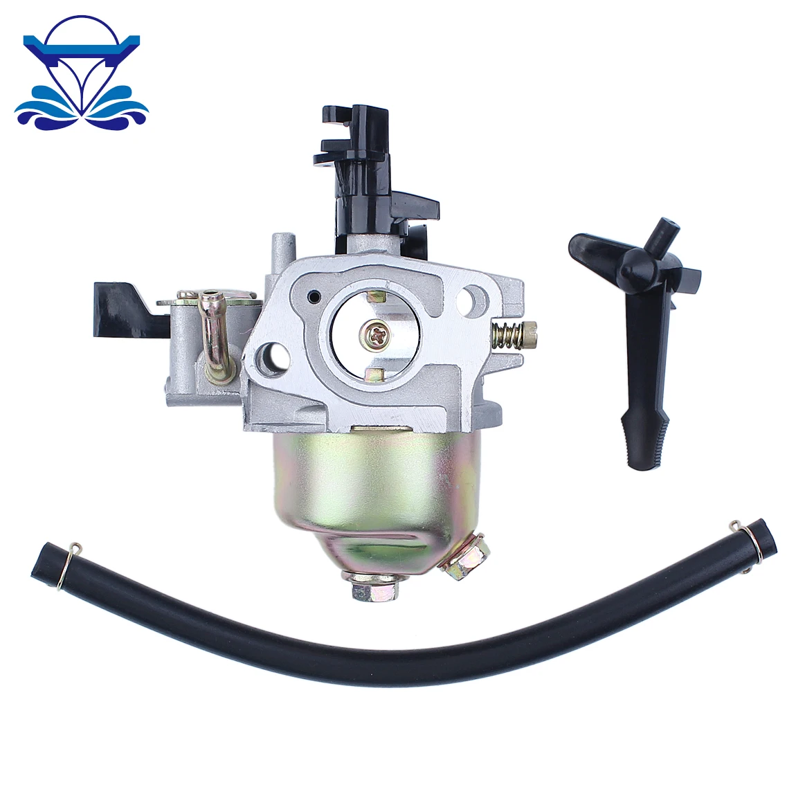 QAZAKY Carburatore GX 140 160 GX160 Motori 5.5hp GX200 6.5HP Generator Idropulitrice Kart Tosaerba Carb Con Guarnizione Collettore Tubo Comando Dell'aria - Foto 2