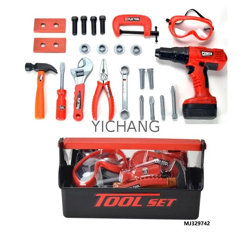 Хит продаж 22 шт. детский набор инструментов с молотком