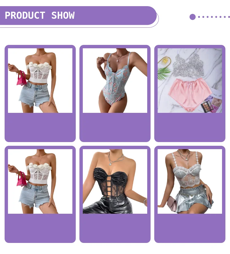 Quality Embroidery Sexy Lingerie for Women 2 Piece Lace Lingerie Set ...