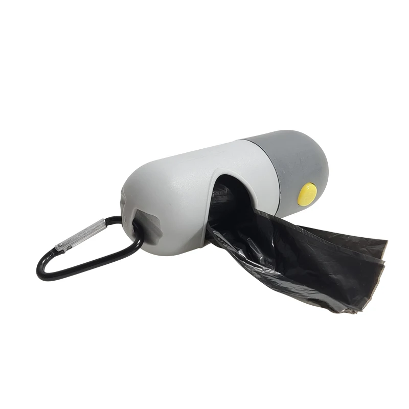 LED Light Pet Poop Bags Dispenser Dog Trash Bags Pet Garbage Bags Dispenser With Flashlight