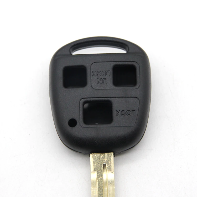Car Key Programming  Shell Car Remote Key Case Car Alarm Remote Case With TOY 43 Key Blade Non logo 3 Buttons