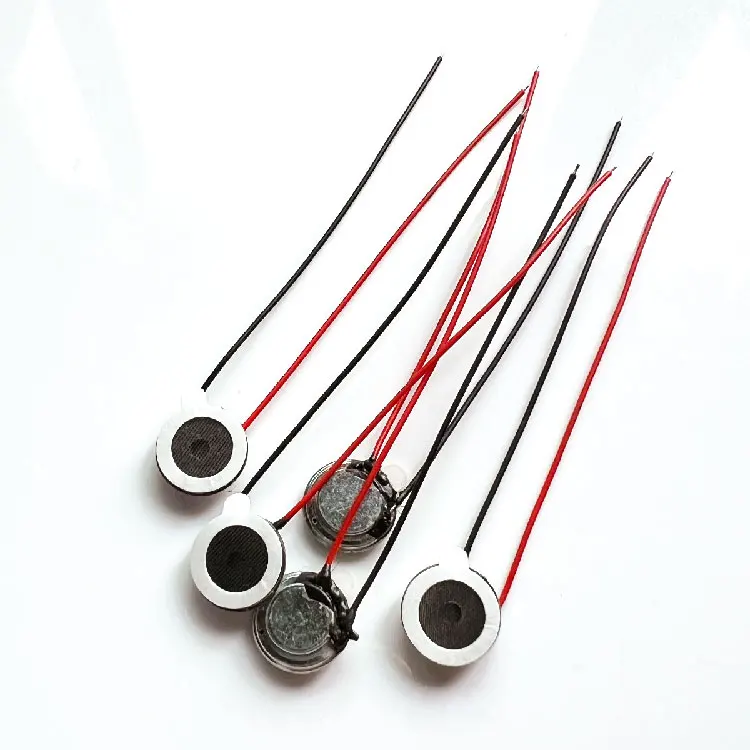 Ohm Round Horn Micro Speaker 10MM Plastic Inner Magnetic Voice  for Medical Equipment Radar Wireless Devices