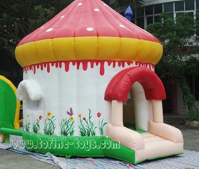 Party Bounce House Mushroom Inflatable Bouncy Castle for Kids